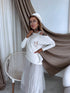 "EMMA 3220" set - dress + jumper - light beige